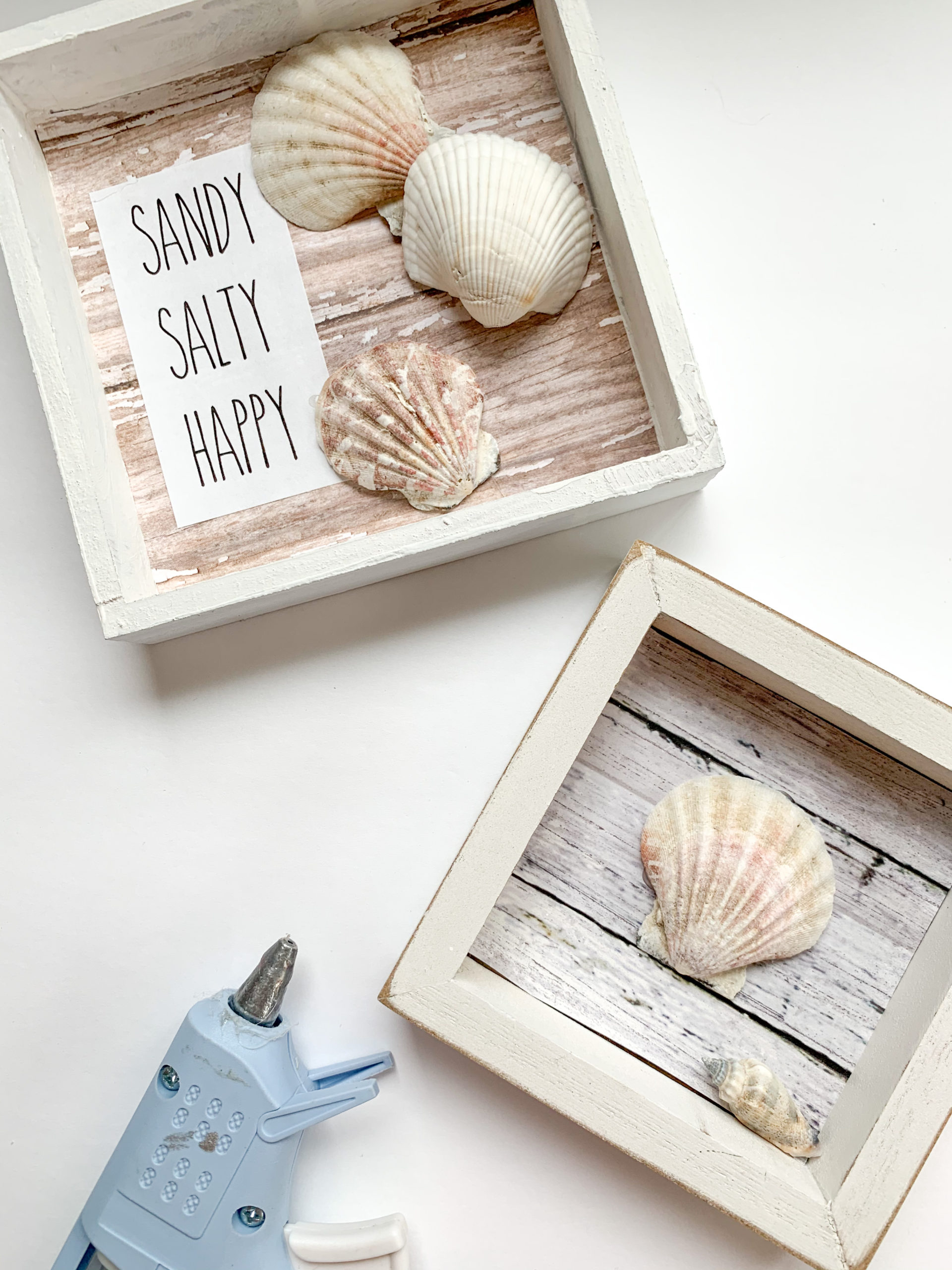 Dollar Tree Costal Beach Farmhouse nautical crafts, Rae Dunn DIY