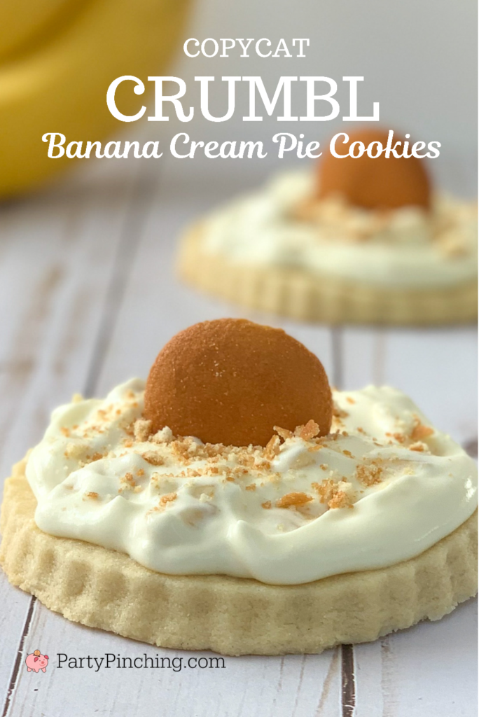 Crumbl Banana Cream Pie Cookie Copycat recipe