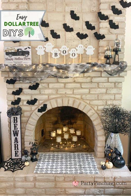 Dollar Tree diy Halloween decor, best dollar tree Halloween craft ideas