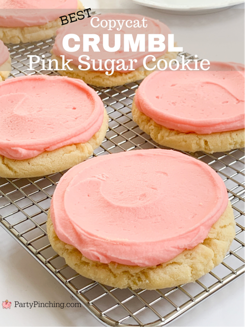 Crumbl pink sugar cookie recipe, best crumbl cookie recipe, easiest crumbl cookie recipe, easy crumble cookie, best pink sugar cookie recipe, lofthouse cookie recipe, best copycat crumble cookie recipes, pink sugar cookie, chilled crumbl pink sugar cookie