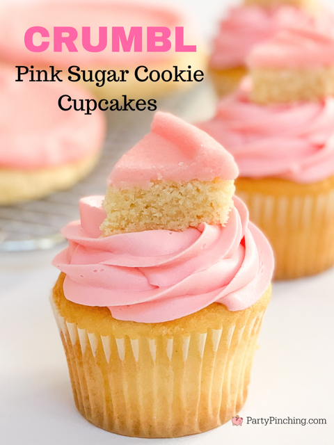 Crumbl Pink Sugar Cookie Cupcakes, Crumbl pink sugar cookie cupcake recipe, easy Crumbl pink sugar cookie cupcakes, best almond cookie cupcakes, best crumbl cookie cupcakes, crumbl cookie cake, best pink almond cake recipe, best chilled almond cookie cupcake recipe