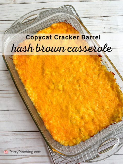 cracker barrel hashbrown casserole, best cracker barrel copycat hash brown casserole, best casserole recipes, best casseroles, best breakfast brunch holiday christmas casserole recipe, easy casserole recipes, best easy comfort food, best cracker barrel recipes