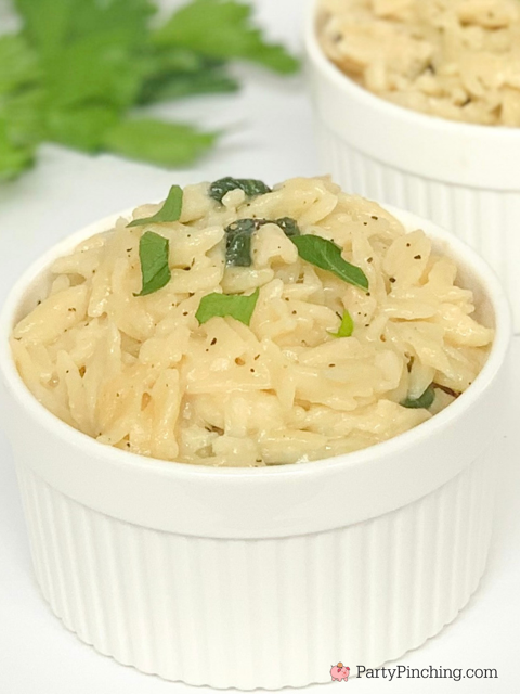 Parmesan Orzo - Parmesan Orzo Side Dish Recipe