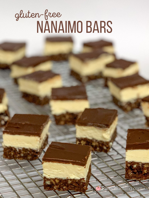 nanaimo bars, best nanaimo bars, easy nanaimo bars, gluten free nanaimo bars, best gluten free dessert recipe, best nanaimo bar recipe, canadian dessert recipe, 