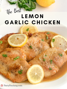 lemon garlic chicken, best lemon butter chicken, best easy chicken reicpe