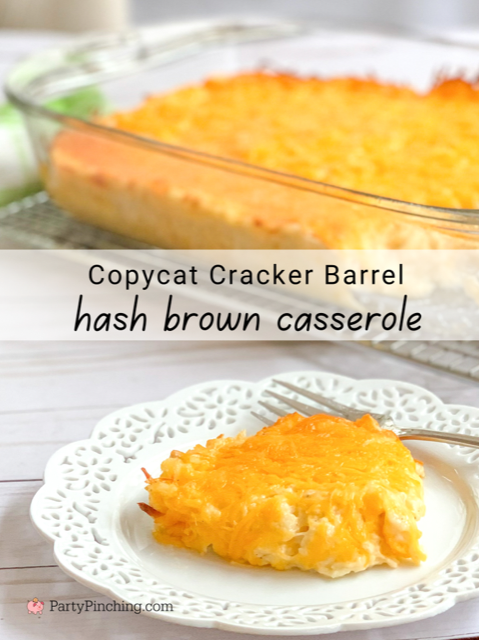 cracker barrel hashbrown casserole, best cracker barrel copycat hash brown casserole, best casserole recipes, best casseroles, best breakfast brunch holiday christmas casserole recipe, easy casserole recipes, best easy comfort food, best cracker barrel recipes