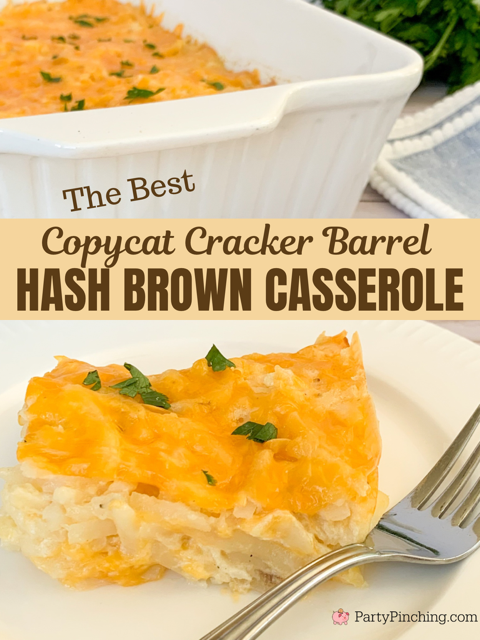 cracker barrel hashbrown casserole, best cracker barrel copycat hash brown casserole, best casserole recipes, best casseroles, best breakfast brunch holiday christmas casserole recipe, easy casserole recipes, best easy comfort food, best cracker barrel recipes, gluten free