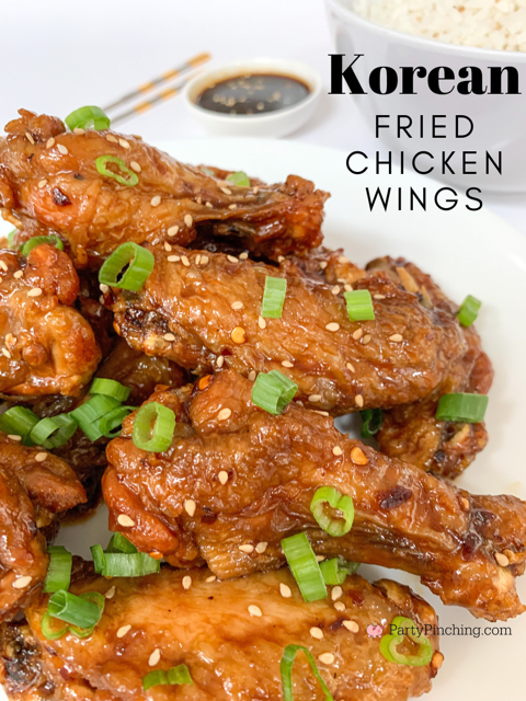 spicy korean chicken wings, twice fried korean wings, best korean chicken wings, family recipe korean chicken wings, chili korean chicken wings, best Korean wing recipe