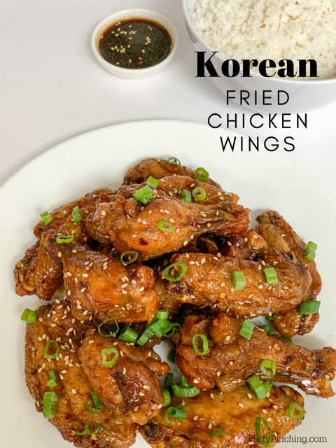 spicy korean chicken wings, twice fried korean wings, best korean chicken wings, family recipe korean chicken wings, chili korean chicken wings, best Korean wing recipe