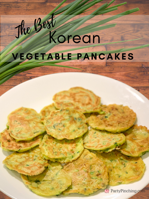 korean pancakes, korean vegetable pancakes, korean green onion pancakes, korean zucchini pancakes, best korean pancake recipe, pajeon recipe