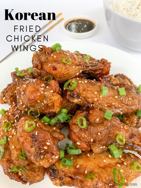 spicy korean chicken wings, twice fried korean wings, best korean chicken wings, family recipe korean chicken wings, chili korean chicken wings, best Korean wing recipe