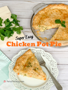 easy chicken pot pie,easy dinner ideas, 30 minute meals,