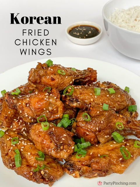 spicy korean chicken wings, twice fried korean wings, best korean chicken wings, family recipe korean chicken wings, chili korean chicken wings, best Korean wing recipe