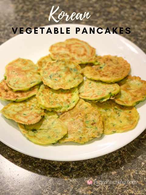 korean pancakes, korean vegetable pancakes, korean green onion pancakes, korean zucchini pancakes, best korean pancake recipe, pajeon recipe