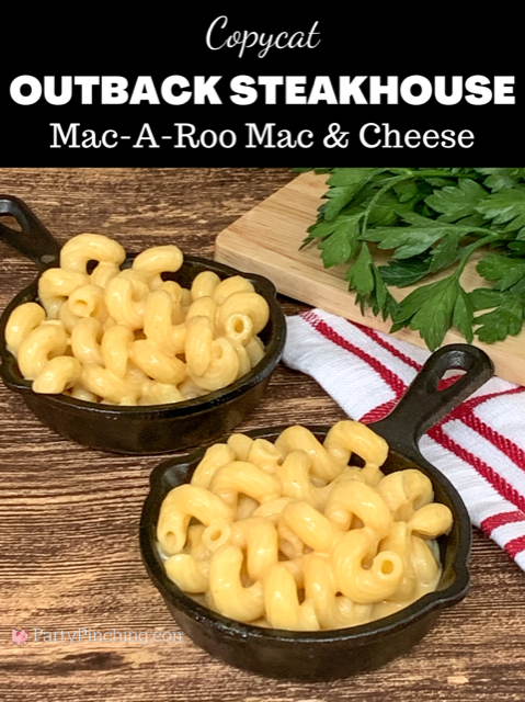 copycat Outback steakhouse Macaroni and cheese mac a roo and cheese, outback mac and cheese, creamy mac and cheese, no bake mac and cheese, best kid mac and cheese, best ever mac and cheese