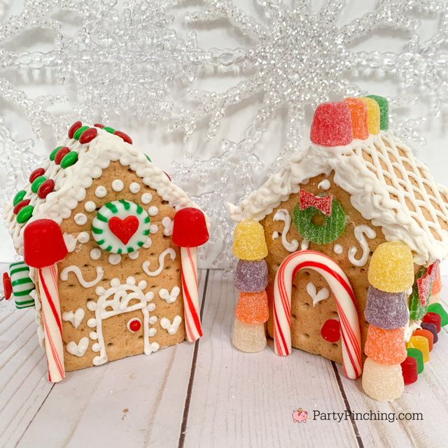 easy graham cracker gingerbread houses, mini diy graham cracker gingerbread houses, dollar tree gingerbread, candy christmas trees, best, easy candy Christmas trees craft idea, Dollar Tree Candy Christmas tree craft, easy Dollar Tree Christmas Craft, Dollar Tree Christmas decor ideas, Dollar Tree finds, Dollar Tree haul