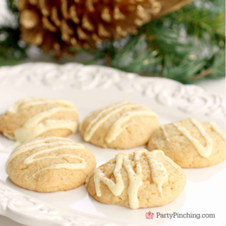 eggnog cookies, eggnog and southern comfort cake mix cookies, easy cookies for the holidays, easy best christmas cookies, easy best cookie exchange recipes, best easy eggnog cookie recipe, best cookie recipes, cake mix cookie recipes