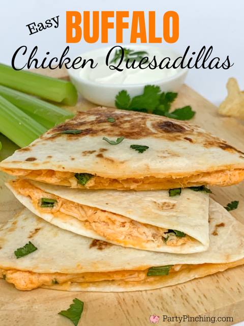 Best easy Buffalo Chicken Quesadilla recipe, buffalo chicken dip recipe, easy 15 minute meal recipe, weeknight dinner recipe, easy lunch dinner recipe, best chicken easy recipe, easy tortilla chicken recipe