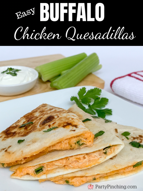 Best easy Buffalo Chicken Quesadilla recipe, buffalo chicken dip recipe, easy 15 minute meal recipe, weeknight dinner recipe, easy lunch dinner recipe, best chicken easy recipe, easy tortilla chicken recipe