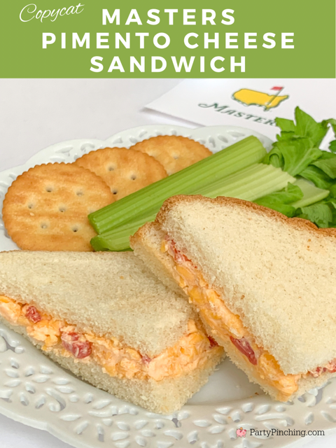 best pimento cheese, grandma's southern classic pimento cheese recipe, fresh grated homemade pimento sharp cheddar cheese recipe, best southern pimento cheese recipe on white bread crackers celery, best pimento cheese spread dip recipe, gluten-free pimento cheese dip, best Masters pimento cheese sandwich, copycat Masters golf tournament pimento cheese sandwich recipe best easy, Masters golf party pimento cheese