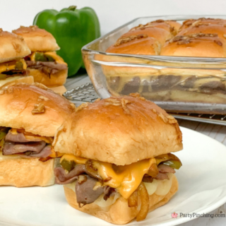 lipton onion soup mix philly cheesesteak sliders, best hawaiian roll philly cheesesteak sliders recipe, best sliders recipe ideas, best Hawaiian roll slider recipes ideas for super bowl party, best football game appetizer food, easy appetizers, easy food for potluck, best easy quick weeknight dinner ideas for kids