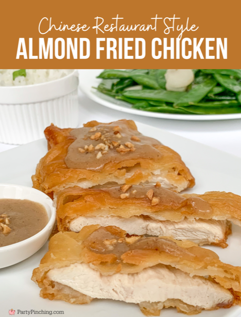 Best Almond Fried Chicken, better takeout Chinese Almond Fried Chicken