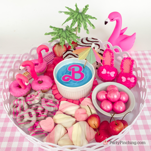 Barbie Snack Board Barbie Movie Snacks Barbie Charcuterie Board Party