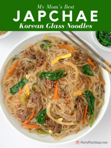 japchae glass noodles, korean glass noodles, best easy japchae noodles