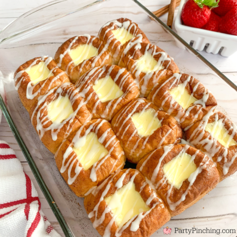 King's Hawaiian Rolls Cream Cheese Danish, easy Hawaiian roll dessert