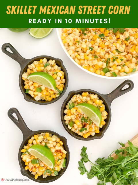 skillet mexican street corn easy to make frozen corn less than 30 minutes