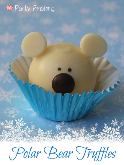 polar bear Lindt chocolate truffles