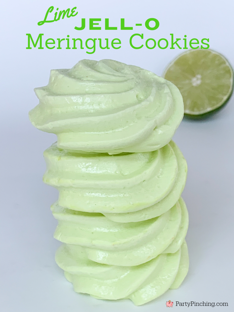 lime jello meringue cookies easy to make