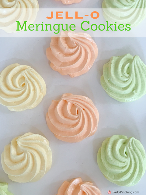 Easy Jello Meringue Cookies, citrus Jello Meringe cookies, orange meringue, lemon meringue, lime meringue, citrus cookies, easy elegant cookies, beautiful cookies for the holidays, easter cookies, bridal shower baby shower food dessert party ideas
