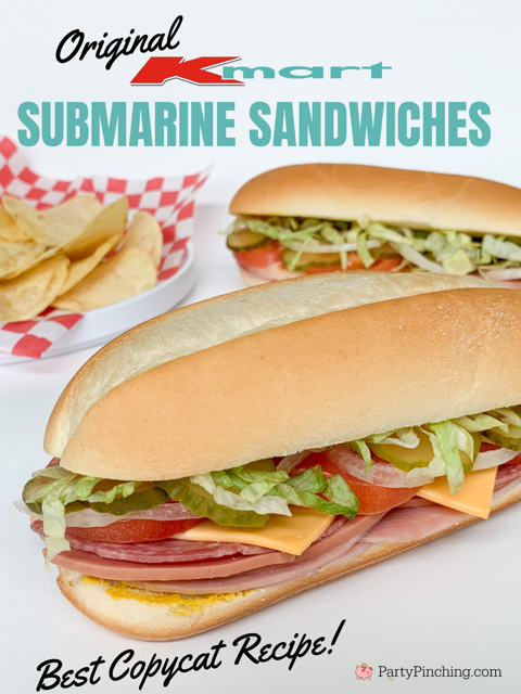 copycat Kmart submarine sandwiches, best easy kmart sub sandwiches, retro kmart deli, nostalgic kmart, vintage kmart deli sandwich recipe, best kmart sub sandwich recipe, original authentic kmart sub sandwich recipe