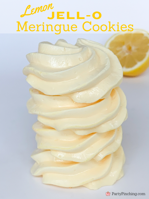 lemon jello meringue cookies easy to make