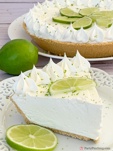 super easy key lime pie, no bake key lime pie 4 ingredient key lime pie, best easy quick key lime pie recipe, pretty key lime pie, fluffy key lime pie, cool whip key lime pie, 5 minute key lime pie, easy dessert recipe ideas, summer potluck picnic dessert recipe ideas for a crowd, best refreshing key lime pie