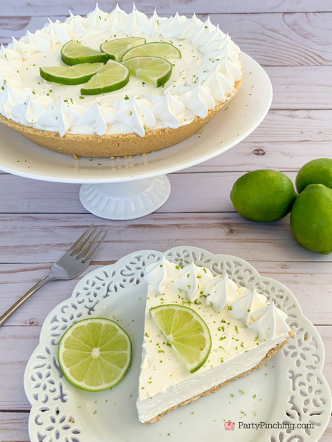 super easy key lime pie, no bake key lime pie 4 ingredient key lime pie, best easy quick key lime pie recipe, pretty key lime pie, fluffy key lime pie, cool whip key lime pie, 5 minute key lime pie, easy dessert recipe ideas, summer potluck picnic dessert recipe ideas for a crowd, best refreshing key lime pie