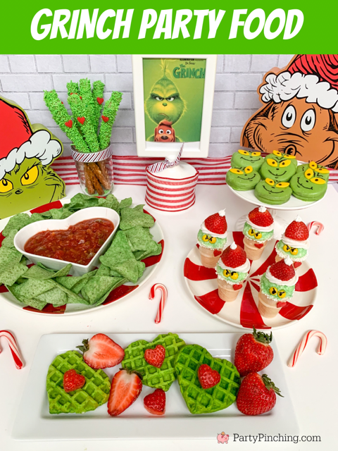 Grinch party food, best easy Grinch party food recipes