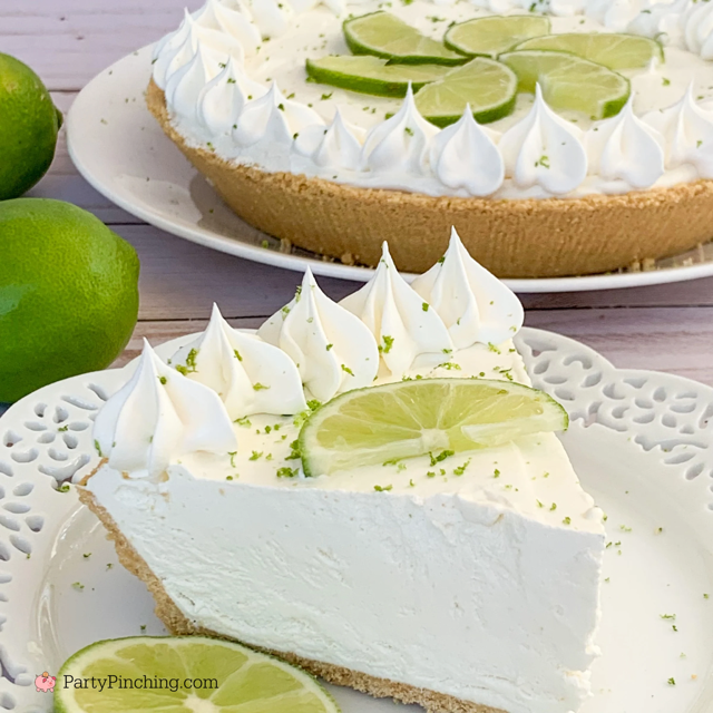 super easy key lime pie, no bake key lime pie 4 ingredient key lime pie, best easy quick key lime pie recipe, pretty key lime pie, fluffy key lime pie, cool whip key lime pie, 5 minute key lime pie, easy dessert recipe ideas, summer potluck picnic dessert recipe ideas for a crowd, best refreshing key lime pie