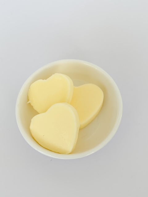 mini heart butter