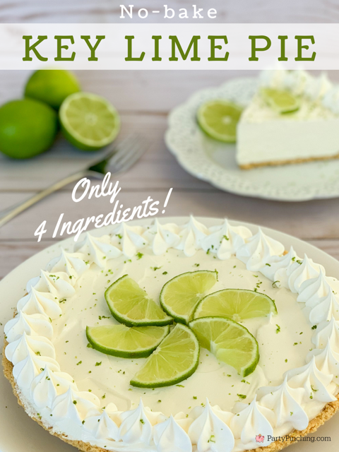 super easy key lime pie, no bake key lime pie 4 ingredient key lime pie, best easy quick key lime pie recipe, pretty key lime pie, fluffy key lime pie, cool whip key lime pie, 5 minute key lime pie, easy dessert recipe ideas, summer potluck picnic dessert recipe ideas for a crowd, best refreshing key lime pie