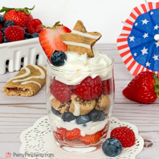 Sunbelt bakery 4th of July fruit bar parfaits, patriotic fruit parfaits for 4th of july, easy best 4th of July dessert recipe ideas, no bake 4th of July desserts, healthy dessert recipes for kids, Memorial Day recipes