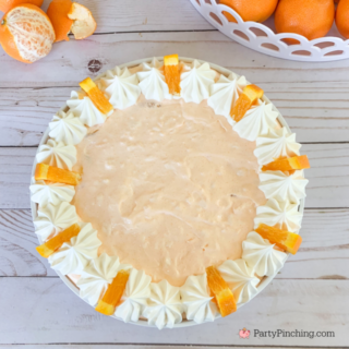 cottage cheese jello salad, easy 5 minute jello salad, orange fluff salad, 4 ingredient salad, creamsicle salad, easiest salad for summer, orange fluff dessert, cottage cheese dessert, vintage dessert salad recipe ideas, easy best potluck dessert salad side dishes