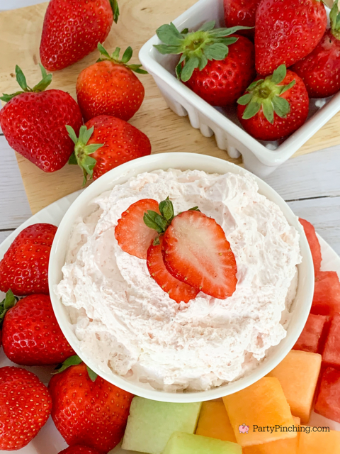 easy fruit dip, 2 ingredient fruit dip best easy fruit dip recipe, cool whip and yogurt fruit dip, refreshing fruit dip for fruit tray charcuterie boards, summer fruit dip, best easy potluck picnic recipes