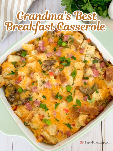  best gluten free breakfast casserole recipe, grandma's best breakfast casserole, easy overnight christmas easter casserole, christmas easter brunch casserole, best casserole brunch breakfast ham sausage cheese bell pepper mushroom green onion, best Christmas morning breakfast recipe ideas, best easy family friendly recipe ideas, easy Christmas morning recipe ideas