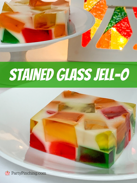 stained glass jello squares, best easy jello dessert ideas, easy broken glass jello, lime strawberry lemon orange sweetened condensed milk jello dessert, best jello dessert ideas for the holidays, christmas jello recipe, best easy christmas holiday jello recipe