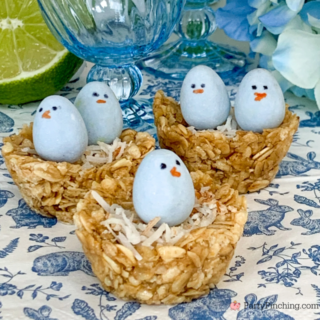 granola bird nests, Sunbelt bakery key lime pie granola bars, chewy granola bar bird nests, granola bar Easter bird nests, no bake granola bar Easter brunch recipe dessert ideas