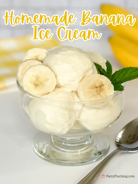 best easy homemade banana ice cream recipe, Cuisinart Ice Cream Maker recipe, best easy banana ice cream, whole ingredients banana ice cream