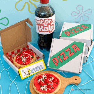 Krusty Krab Pizza Cookies, Diet Dr. Kelp, easy best Krusty Krab Pizza Cookies, easy best SpongeBob dessert food recipe party ideas,