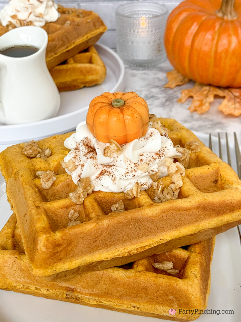 Pumpkin spice waffles, easy box waffle mix pumpkin spice waffles, Sunbelt Bakery Pumpkin Spice Chewy Granola Bars Waffles, easy best pumpkin waffle recipe, fall breakfast recipe ideas, best fall recipes easy to make